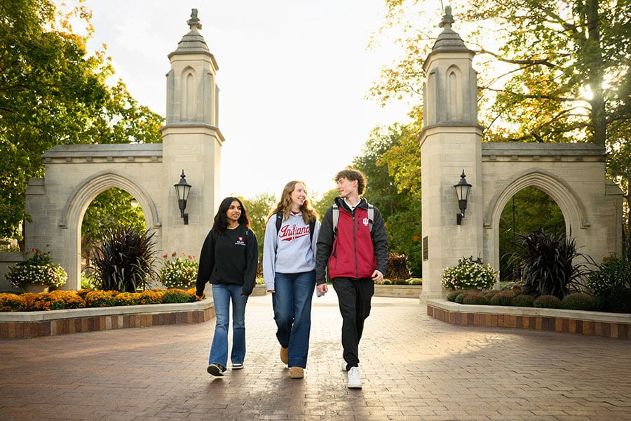 University campus with welcoming architecture